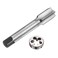 uxcell 2pcs Tap and Die Set 3416 UNF Left Hand Thread Tap Round Die Tapping Threading Tool Tap Die Kit for Nut Screw Bolt Thread Repair