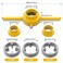 MEANLIN 2PCS PVC Thread Maker Tool NPT Die Set Pipe Threader Plumbing Tool Pipe Threader Kit with 3 Dies12 34 1