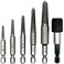 KEWAYO 6Piece Bolt Extractor Set Damaged Screw Stud Remover Fine Thread Quick Change