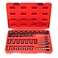 NEIKO 04208A Master Screw Nut Bolt Extractor 36 Piece Lug Nut Removal Tool 38 Dr Deep and Shallow Stripped Bolt Extractor Socket Set Rounded Bolt Removal tool Nut Remover Socket Set CRMo