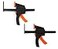 WEN 36053C 6 Quick Release Track Saw Clamps 2 Pack