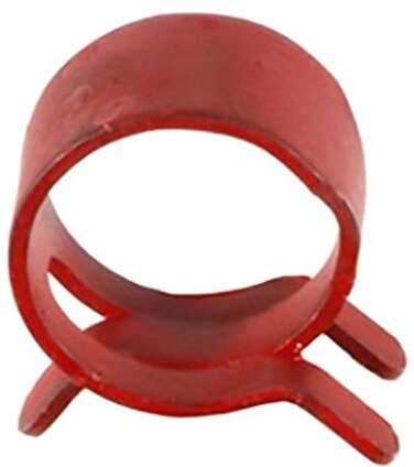 Clipsandfasteners 100 12 Spring Action Hose Clamps Red