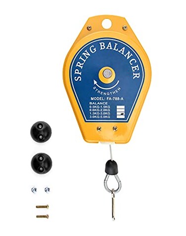 QWORK Spring Balancer 33lbs 66lbs Bearing Retractable Tool Fixture Holder for Assemblyline