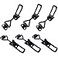 MIKMAYTOO Black Toggle Latch Clamp Heavy Duty Adjustable Toggle Clamp for Smoker Door Latch Metal Pull Latch for Box Gate Cabinet Case B40016PCS