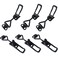 MIKMAYTOO Black Toggle Latch Clamp Heavy Duty Adjustable Toggle Clamp for Smoker Door Latch Metal Pull Latch for Box Gate Cabinet Case B40016PCS