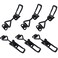 MIKMAYTOO Black Toggle Latch Clamp Heavy Duty Adjustable Toggle Clamp for Smoker Door Latch Metal Pull Latch for Box Gate Cabinet Case B40016PCS