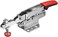 BESSEY STCHH20 Horizontal AutoAdjust Toggle Nickel Plated Clamp Silver