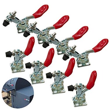 MIKMAYTOO Small Quick Release Horizontal Toggle Clamp 201A Hand Tool 60 lbs 27kg 2018PACK
