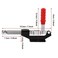 Oumefar Quick Release Toggle Clamp Carbon Steel 850lbs386kg Capacity 305E 17 Push Pull Latch Clamp Quick Release Hand Tool Holding Capacity Toggle Latch for Welding Woodworking