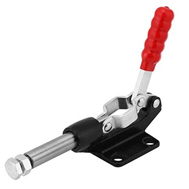 Oumefar Quick Release Toggle Clamp Carbon Steel 850lbs386kg Capacity 305E 17 Push Pull Latch Clamp Quick Release Hand Tool Holding Capacity Toggle Latch for Welding Woodworking