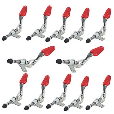 MIKMAYTOO Toggle Clamp Latch Antislip 12 Pack Hand Tool Quick Release Heavy Duty Toggle Clamp Tool for Wood Working 301AM12 PCS