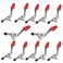 MIKMAYTOO Toggle Clamp Latch Antislip 12 Pack Hand Tool Quick Release Heavy Duty Toggle Clamp Tool for Wood Working 301AM12 PCS