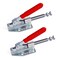 WEITARI 2pcs Adjustable Toggle Clamp Pull Button Quick Release Push Pull Action Toggle Clamp 397 Lbs Capacity 30mm Stroke 45 Steel 36020 Toggle Clamp