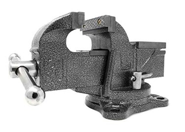 WEN Bench Vise 3Inch Cast Iron with Swivel Base BV453