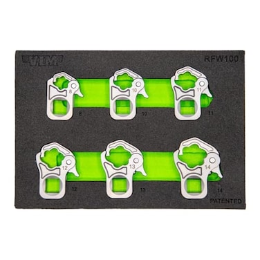 Vim Tools 6 PC 38 DR RATCHETING Flare NUT Wrench Set