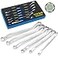 YIYEIE 6 Pc Bolt Extractor Wrench Set Metric 819mm 6 Point Box End Wrench Set with 45 Offset CRV Steel Stripped Rounded Bolt Remover Wrench with EVA Foam