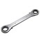 uxcell Reversible Ratcheting Wrench 19mm x 21mm Double Box End CrV