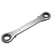 uxcell Reversible Ratcheting Wrench 19mm x 21mm Double Box End CrV
