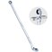 toolant 10mm Extra Long Ratcheting Wrench Flex Head Fixed Offset Head Double Box End Combination Wrench CRV Steel