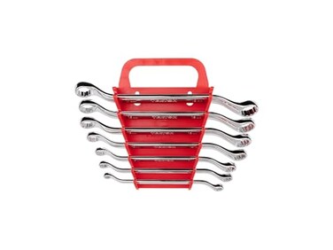 TEKTON 45Degree Offset Box End Wrench Set with Holder 7Piece 619 mm WBE24407