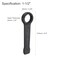 HARFINGTON Striking Wrench 112 12Point Flat Strike Wrench Slogging Ring Spanner Straight Handle Box End Striking Wrenches
