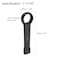 HARFINGTON Striking Wrench 11116 12Point Flat Strike Wrench Slogging Ring Spanner Straight Handle Box End Striking Wrenches