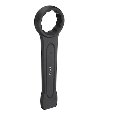 HARFINGTON Striking Wrench 11116 12Point Flat Strike Wrench Slogging Ring Spanner Straight Handle Box End Striking Wrenches