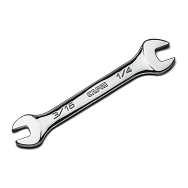 Capri Tools 316 in x 14 in Slim Mini Open End Wrench SAE