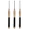 Savannah Carbide Turning Tool Large Size 3 Piece Set All 3 Turning Tools Includes Diamond Shape Round and Square Turning Tools With Comfort Grip Handles