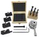 Almhs Mini Quick change tool post holder set 9pcs 38 boring bar38 5Pcs Indexable Carbide Inserts Turning Tool Bit Set