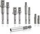 NEIKO 00257 Socket Adapter Extension DrillBit Set Includes 14 38 and 12Inch Drives Made with CrV Steel 9Piece Extension Set Includes a Magnetic Bit Holder