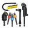 CIGOTU 17pcs Flexible Drill Bit Extension Include 3pcs Impact Socket Adapter 2pcs Hex Shank 105 Right Angle Drill Attachment 10 Short Screwdriver Bits Bendable Drill Bit Extension and 90 Angled Bits