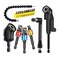 CIGOTU 17pcs Flexible Drill Bit Extension Include 3pcs Impact Socket Adapter 2pcs Hex Shank 105 Right Angle Drill Attachment 10 Short Screwdriver Bits Bendable Drill Bit Extension and 90 Angled Bits