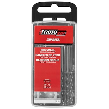 RotoZip ZB16 18Inch Standard Point Drywall Cutting Zip Bit 16Pack