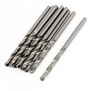 uxcell Hardware HSS 24mm Dia Split Point 59mm Long Twist Drill Bits 10Pcs
