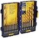 Irwin Tools 4935607 Titanium Nitride Coated HighSpeed Steel Drill Bit Set Pro Case 15Piece