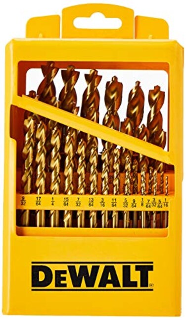 DEWALT Titanium Nitride Coated Drill Bit Set with Pilot Point 29Piece DW1369