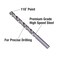 Century DrillTool Century Drill Tool 11610 Letter Gauge Drill Bit Size J