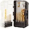 DEWALT Drill Bit Set Titanium Impact Ready Ideal for Metal Wood and Plastic 12 Piece DD5152