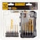 DEWALT Drill Bit Set Titanium Impact Ready Ideal for Metal Wood and Plastic 12 Piece DD5152