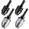 Honoson Keyless Drill Chuck Bit 14 Inch Hex Shank Keyless Drill Chuck Fast Change Converter Extension Screwdriver Adapter in 0365 Mm 0336 mm for Tool Attachment4 Pieces