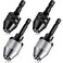 Honoson Keyless Drill Chuck Bit 14 Inch Hex Shank Keyless Drill Chuck Fast Change Converter Extension Screwdriver Adapter in 0365 Mm 0336 mm for Tool Attachment4 Pieces