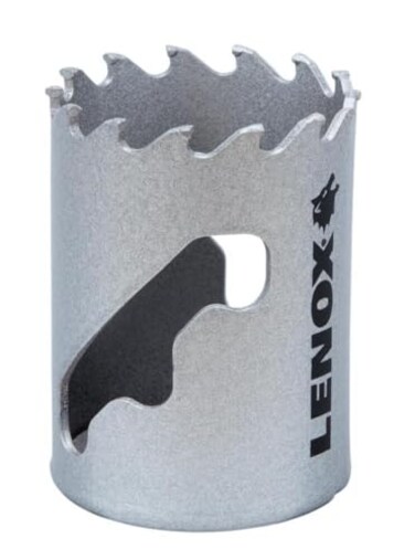 LENOX Tools Carbide Hole Saw 1 58Inch 41 mm LXAH3158