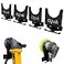 Gijok Angle Grinder Holder Tool Wall Mount Bracket for 5 Inch Grinders Impact Wrench Other Tools Storage Rack