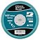 Dynabrade 54327 6 152 mm Diameter HookFace NonVacuum Sanding Disc Pad Short Nap Teal 38 10 mm Thick Urethane Medium Density SwirlFree Finish 51624 Male Thread