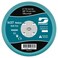 Dynabrade 54327 6 152 mm Diameter HookFace NonVacuum Sanding Disc Pad Short Nap Teal 38 10 mm Thick Urethane Medium Density SwirlFree Finish 51624 Male Thread