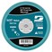 Dynabrade 54327 6 152 mm Diameter HookFace NonVacuum Sanding Disc Pad Short Nap Teal 38 10 mm Thick Urethane Medium Density SwirlFree Finish 51624 Male Thread