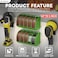 gostle 5 Inch Professional Sanding Discs Storage Bins 10 Bins Set for Efficient Organization Offset SnapOn Connection Grit Classification SpaceSaving Design and Versatile Application Green