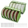 gostle 5 Inch Professional Sanding Discs Storage Bins 10 Bins Set for Efficient Organization Offset SnapOn Connection Grit Classification SpaceSaving Design and Versatile Application Green
