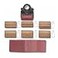 Fein Starlock Plus 22Piece Accessory Set for Grooves Contours and External Radii MultiTool Kit with Holder 6 Profile Inserts and 15 Sanding Sheets 63810031010